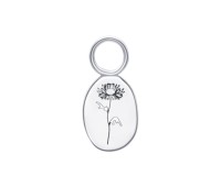 Aster Birth Flower Silver Charms CH-343